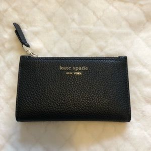 Kate Spade Leather Wallet Black & Pink